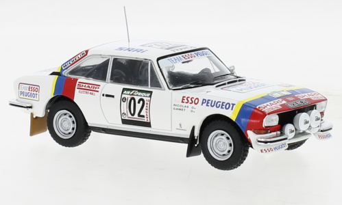 Peugeot 504 Coupe V6 No.2 Rally Cote d'Ivoire 1978 Nicolas/Gamet - 1:43